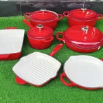 Enamel Cast iron cooking pots - Image 5