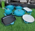 Enamel Cast iron cooking pots - Image 3