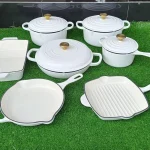 Enamel Cast iron cooking pots - Image 2